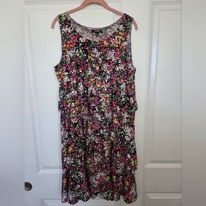 Elementz Multicolor Floral Midi Dress